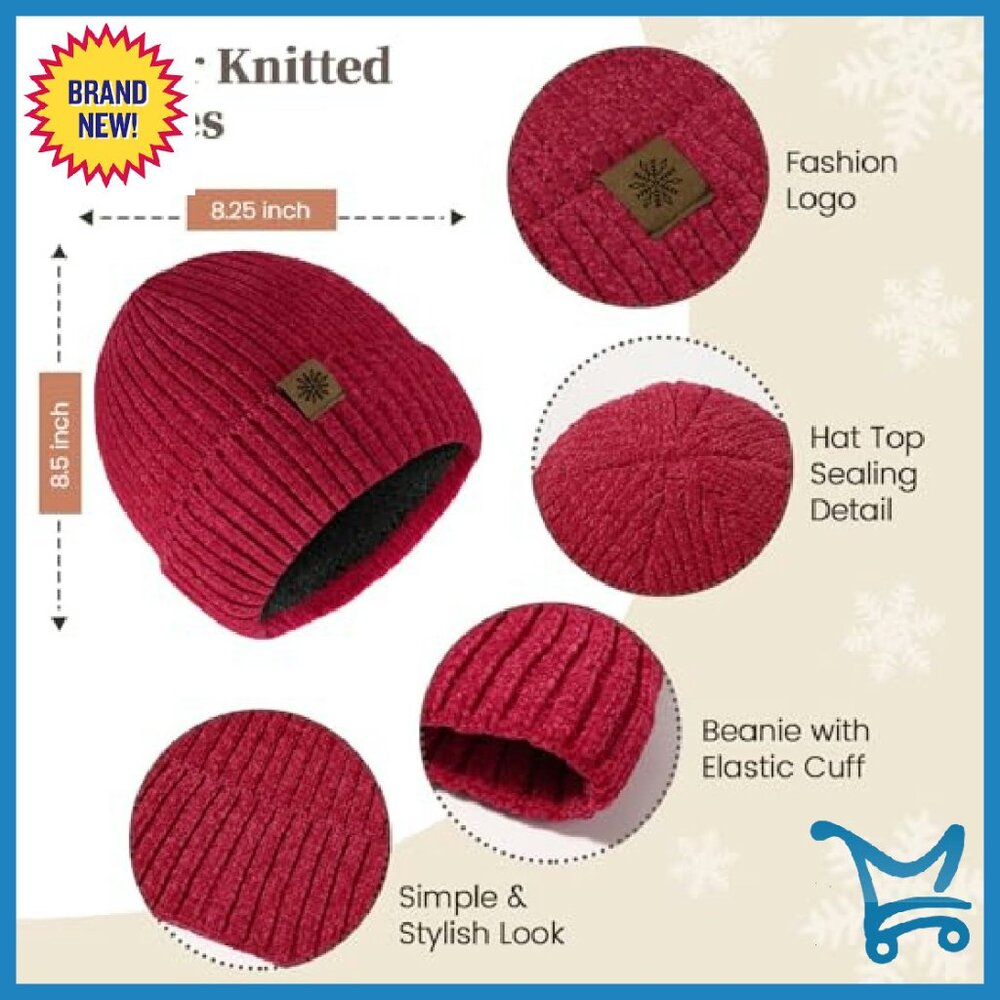 Warm Winter Set with Touchscreen Gloves, Beanie, … - image 3